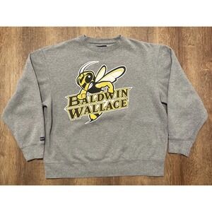Jansport Baldwin Wallace Sweatshirt adult XL gray crewneck casual mens ***